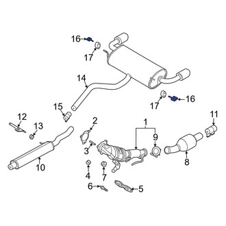 Lincoln OE - Exhaust System Hanger Bracket