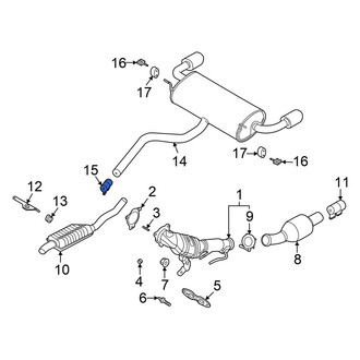 Lincoln OE - Exhaust Muffler Clamp