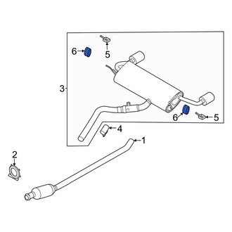 Lincoln OE - Exhaust System Hanger Insulator