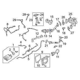 Lincoln OE - Exhaust Gas Recirculation (EGR) Valve Gasket