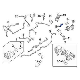 Lincoln OE - Left Exhaust Gas Recirculation (EGR) Cooler Gasket