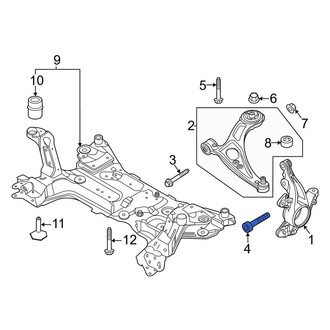 Lincoln OE - Rear Suspension Control Arm Bolt
