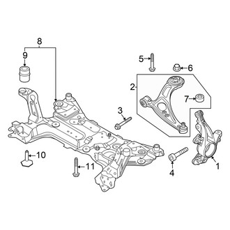 Lincoln OE - Front Suspension - Suspension Components (Base / Reserve)