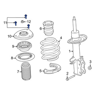 Lincoln OE - Suspension Strut Mount Bolt