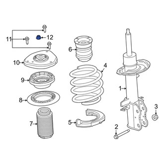 Lincoln OE - Upper Suspension Strut Nut