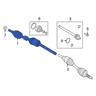 Lincoln OE - Front Right CV Axle Assembly