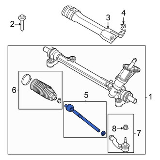 Lincoln OE - Inner Steering Tie Rod End
