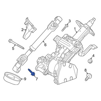 Lincoln OE - Upper Steering Shaft Bolt