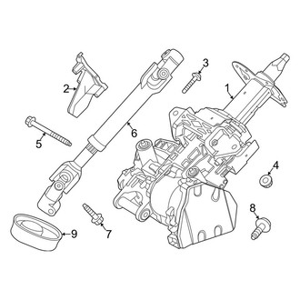 Lincoln OE - Steering Column Assembly (Power Tilt)