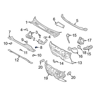 Lincoln OE - Cowl Extension Bolt