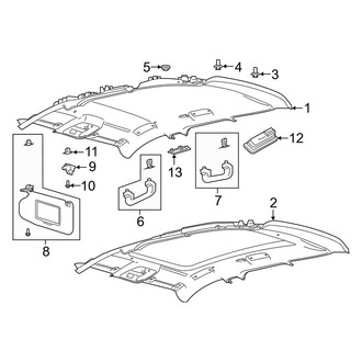 Lincoln OE - Roof - Interior Trim