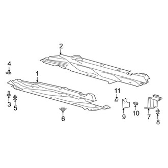 Lincoln OE - Pillars, Rocker & Floor - Splash Shields