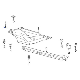 Lincoln OE - Floor Pan Splash Shield Nut