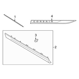 Lincoln OE - Front Door - Exterior Trim