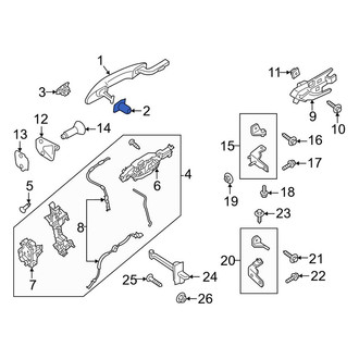 Lincoln OE - Front Left Door Lock Cylinder