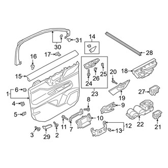 Lincoln OE - Front Door - Interior Trim