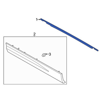 Lincoln OE - Front Left Outer Door Window Belt Weatherstrip