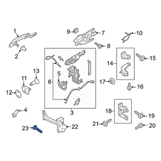Lincoln OE - Door Check Bolt