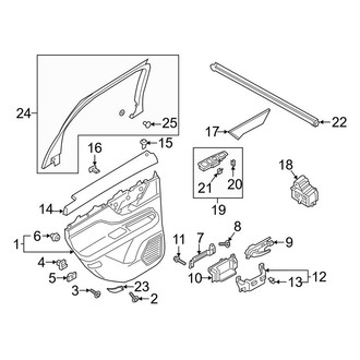 Lincoln OE - Rear Door - Interior Trim