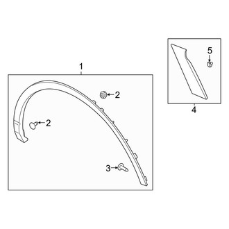 Lincoln OE - Quarter Panel - Exterior Trim