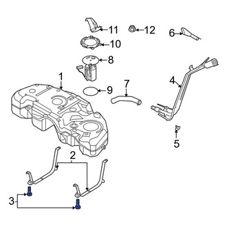 Lincoln OE - Fuel Tank Strap Bolt