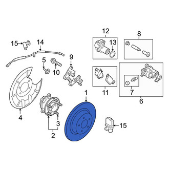 Lincoln OE - Rear Disc Brake Rotor
