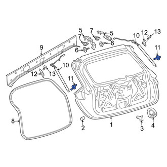 Lincoln OE - Liftgate Lift Support Bolt