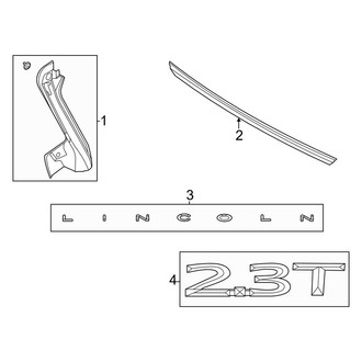 Lincoln OE - Lift Gate - Exterior Trim