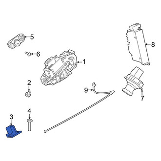 Lincoln OE - Rear Liftgate Lock Striker Plate