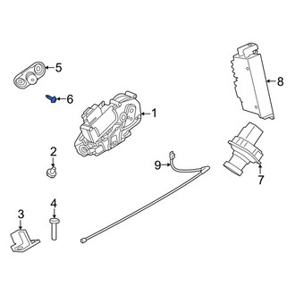 Lincoln OE - Rear Liftgate Stop Bumper Bolt
