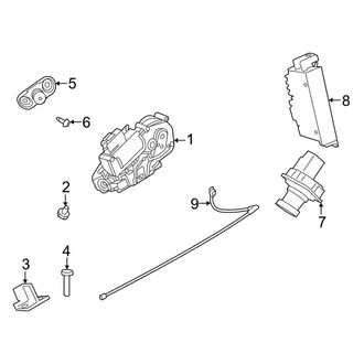 Lincoln OE - Lift Gate - Lock & Hardware