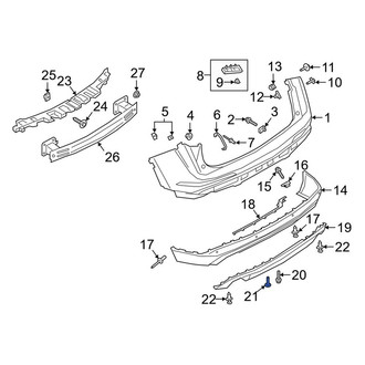 Lincoln OE - Valance Panel Screw