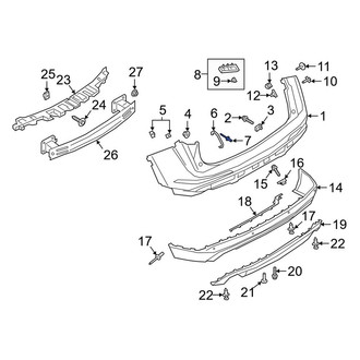Lincoln OE - Bumper Cover Rivet
