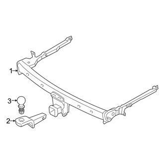 Lincoln OE - Rear Bumper - Trailer Hitch Components (Accessory)