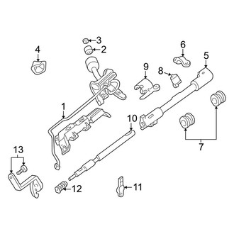 Lincoln OE - Steering Column - Housing & Components (Transmission Shift Tube)