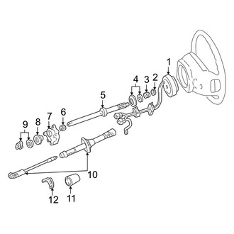 Lincoln OE - Steering Column - Shaft & Internal Components