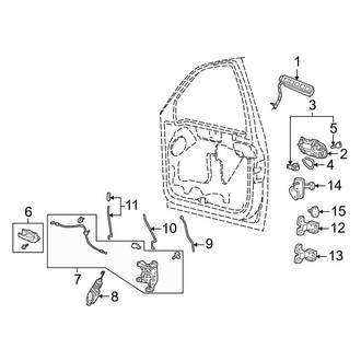 Lincoln OE - Front Door - Lock & Hardware