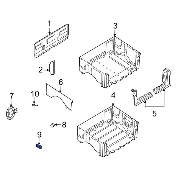 Fuel Filler Door Bracket