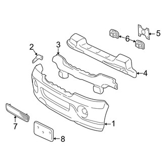Lincoln OE - Front Bumper - Bumper & Components