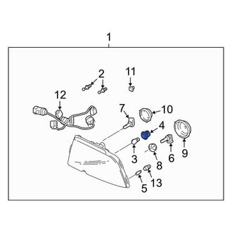 Lincoln OE - Front Parking Light Bulb Socket