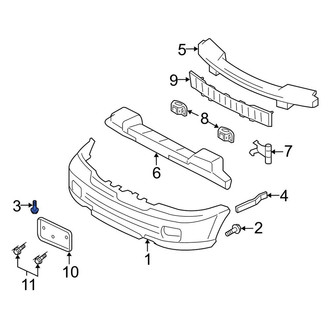 Lincoln OE - Front Bumper Cover Screw