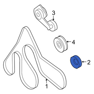 Lincoln OE - Accessory Drive Belt Idler Pulley