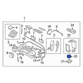 Lincoln OE - HVAC Blower Motor Wheel