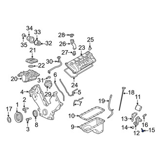 Lincoln OE - Engine Oil Filter Adapter Bolt