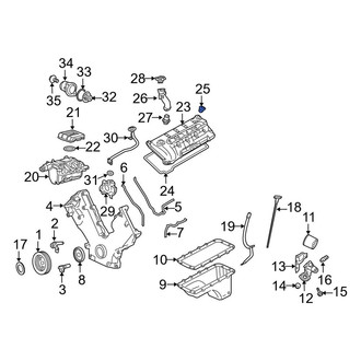 Lincoln OE - PCV Valve Grommet