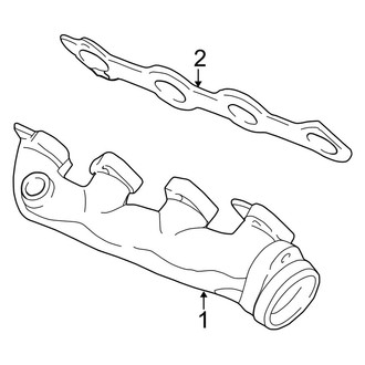 Lincoln OE - Exhaust System - Manifold (Base)