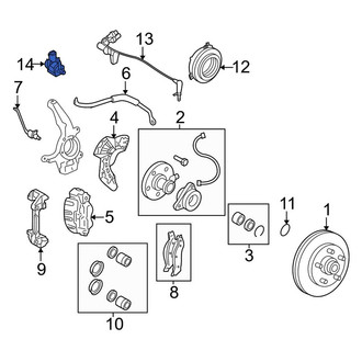 Lincoln OE - Front Suspension Self-Leveling Valve
