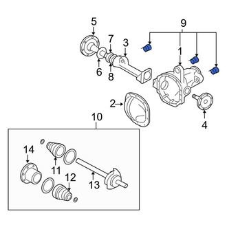 Lincoln OE - Front Differential Housing Insulator