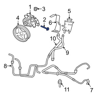 Lincoln OE - Power Steering Pump Mounting Bolt