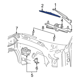 Lincoln OE - Front Wiper Blade
